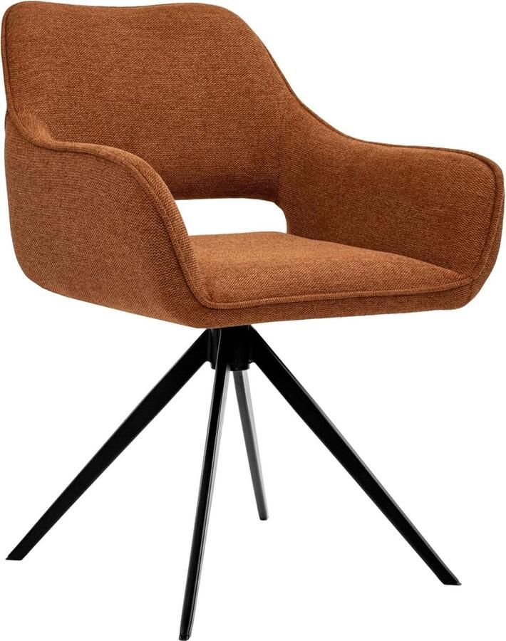 Goodivery Moderne en Comfortabele Miyo Eetkamerstoel met 360 Graden Draaivoet