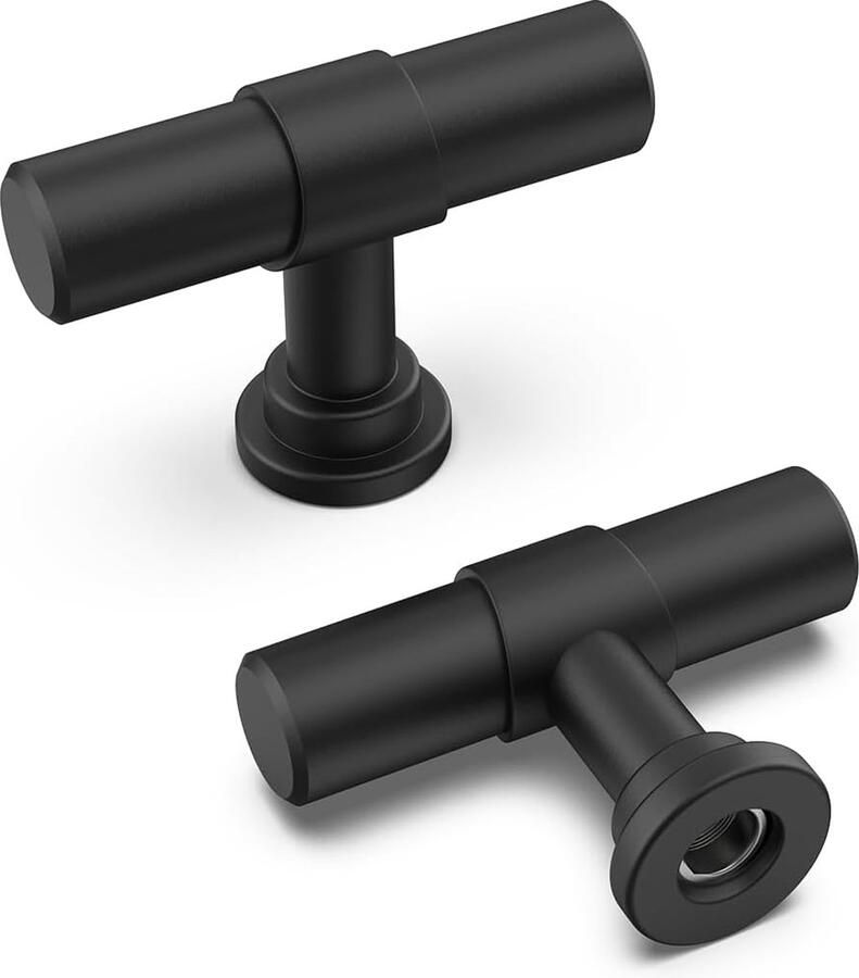 Goodivery Moderne en Stijlvolle Zwarte Meubelknoppen voor Keukenkastjes en Meubels Set van 10 Stuks