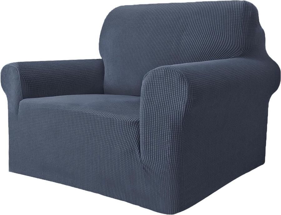 Goodivery Moderne Grijze Rekbare Hoes voor Eénzitsbank met Eenvoudige Installatie en Onderhoud