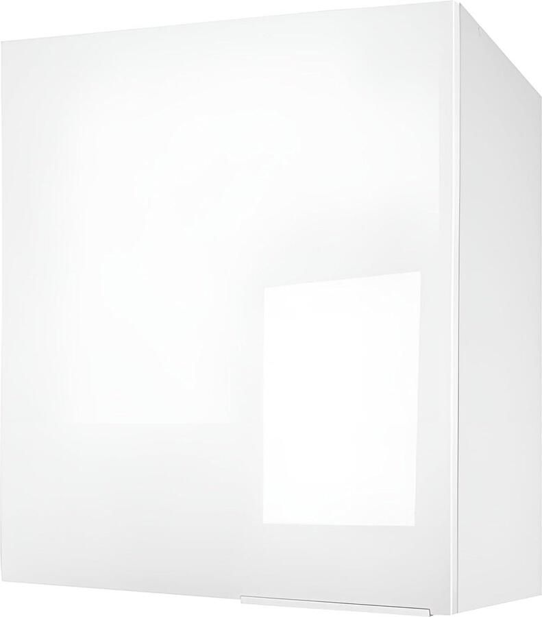 Goodivery Moderne Keukenkast Met Eén Deur Hoogglans Wit 60 x 70 x 33.3 cm