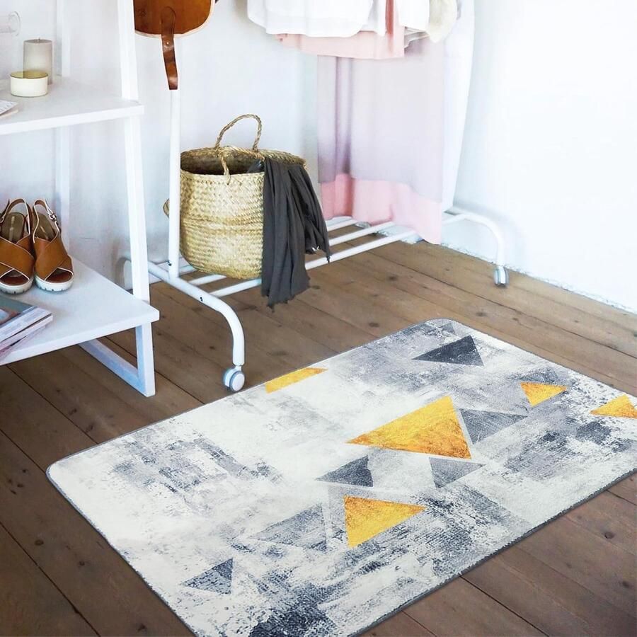 Goodivery Moderne Wasbare Antislip Deurmat voor Slaapkamer en Keuken 60 x 100 cm