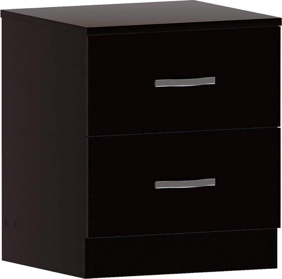 Goodivery Nachtkastje Laden Anti-buigladesteun Ladekast Zwart 36D x 40W x 47H