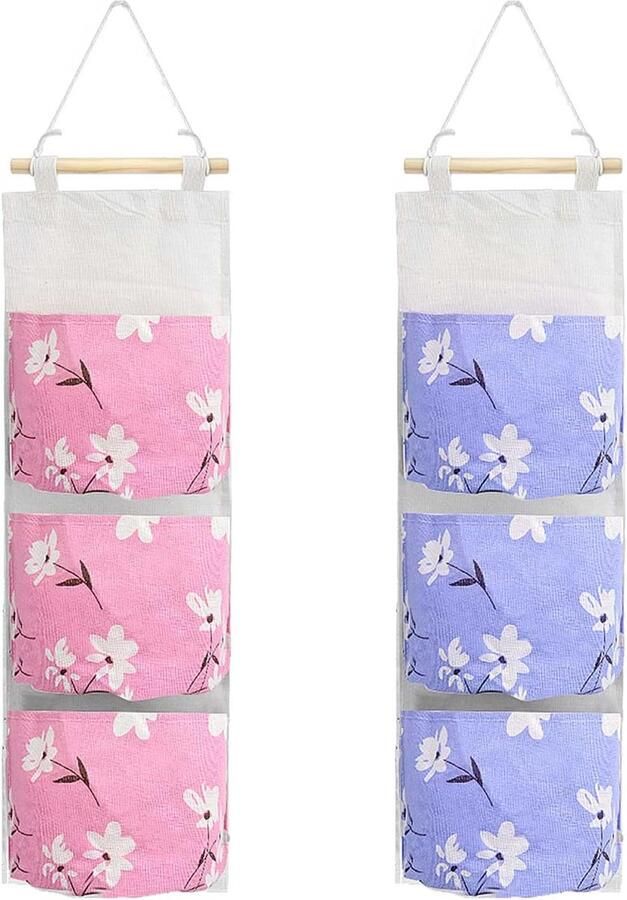 Goodivery Praktische Hangende Opbergorganizer Set van 2 met Meerdere Lagen voor Thuisgebruik