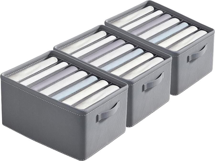 Goodivery Praktische Opvouwbare Kledingkast Organizer met 7 Vakken voor Efficiënte Kledingopslag