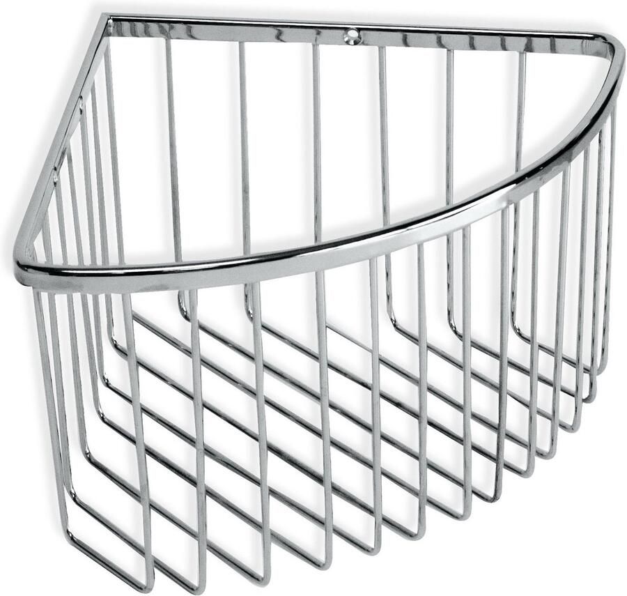 Goodivery Roestvrijstalen hoekmandje voor efficiënte opbergruimte in de badkamer