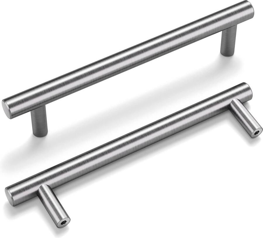 Goodivery Roestvrijstalen Meubelgrepen Set van 10 128 mm Keukenkast Grepen