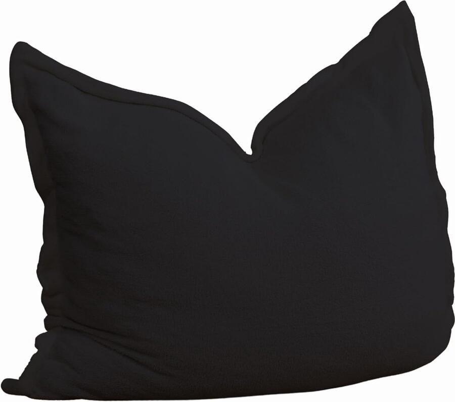 Goodivery Ruime en Comfortabele Zitzak voor Kinderen en Volwassenen met Zachte Bouclé Stof en Wasbare Hoes