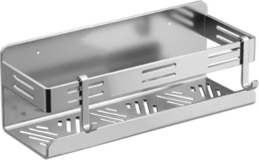 Goodivery Ruimtebesparend Doucheplankje met Zelfklevende Bevestiging en Snelle Afvoer