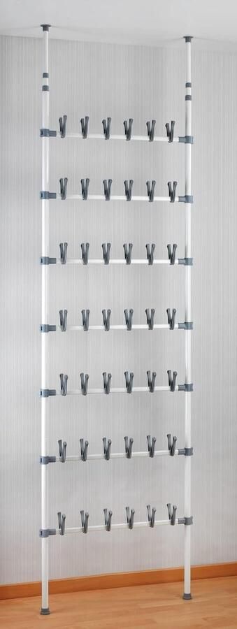 Goodivery Slimme Telescopische Schoenenrek met 7 Planken voor 42 Paar Schoenen