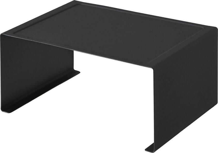 Goodivery Stapelbaar keukenrek zwart staal minimalistisch design 30 5 x 22 x 14 cm (LxBxH)