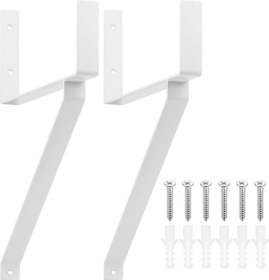 Goodivery Stevige Wandhaken met Hoge Draagkracht voor Garage en Werkplaats Set van 2
