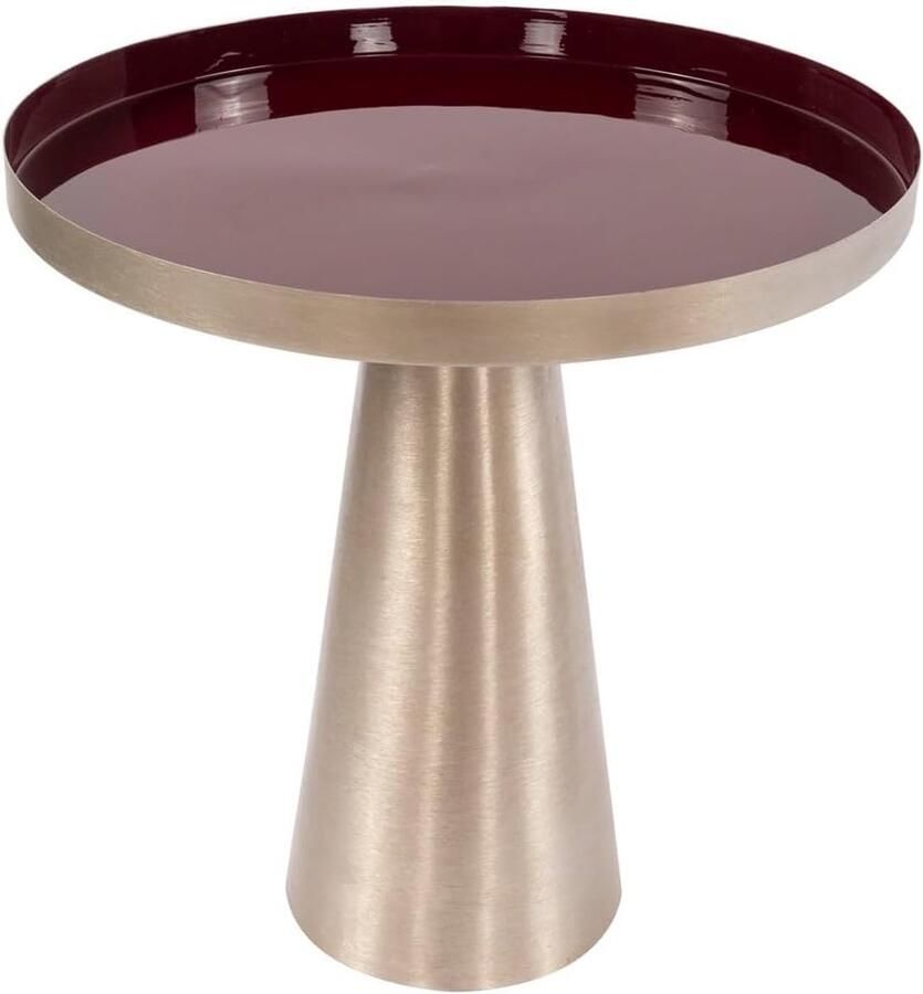 Goodivery Stijlvolle Bijzettafel in Ronde Vorm voor Woonkamer Slaapkamer of Hal