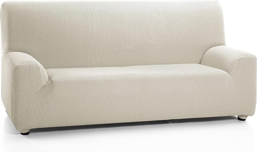 Goodivery Stijlvolle Elastische Sofahoes voor Perfecte Pasvorm in Elfenbeige voor 1-Zitsbank