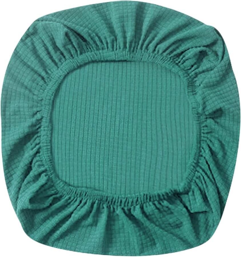 Goodivery Stijlvolle Elastische Stoelhoezen voor Kantoorstoelen in Verwijderbare Stof Donkergroen