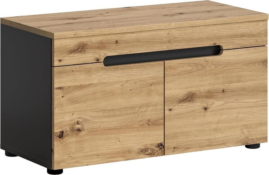 Goodivery Stijlvolle en Functionele Schoenenrek Bank met Tijdloos Ontwerp 80 x 45 x 37 cm