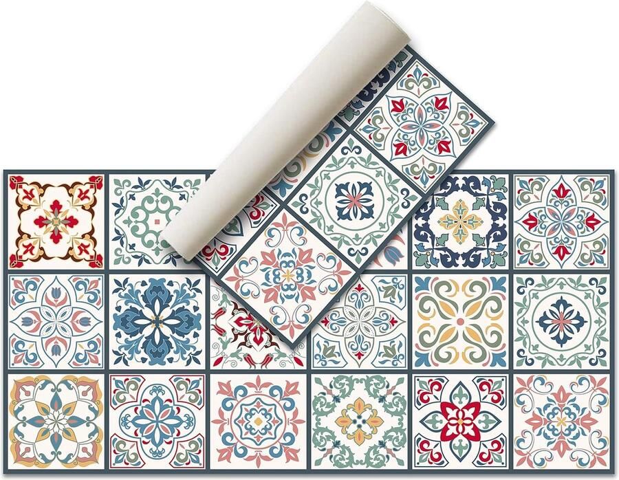 Goodivery Stijlvolle en Functionele Vinyl Vloerkleed voor Woonruimtes en Keukens Op Maat Verkrijgbaar