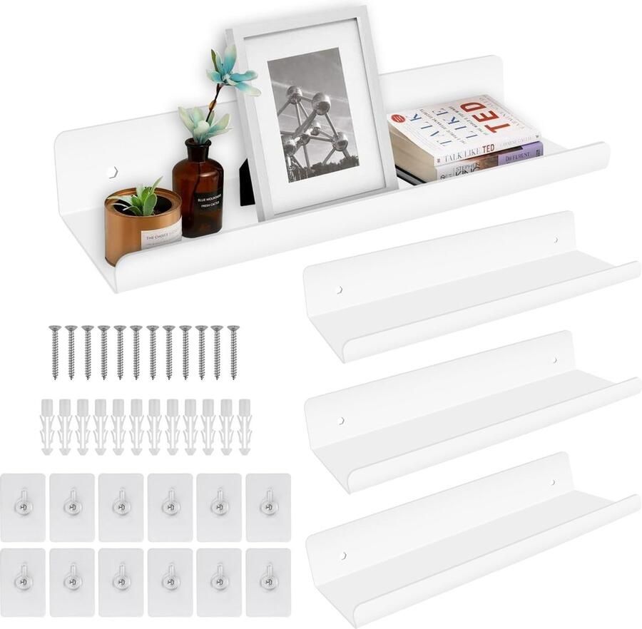 Goodivery Stijlvolle en Functionele Zwevende Wandplanken voor Elke Ruimte in Huis