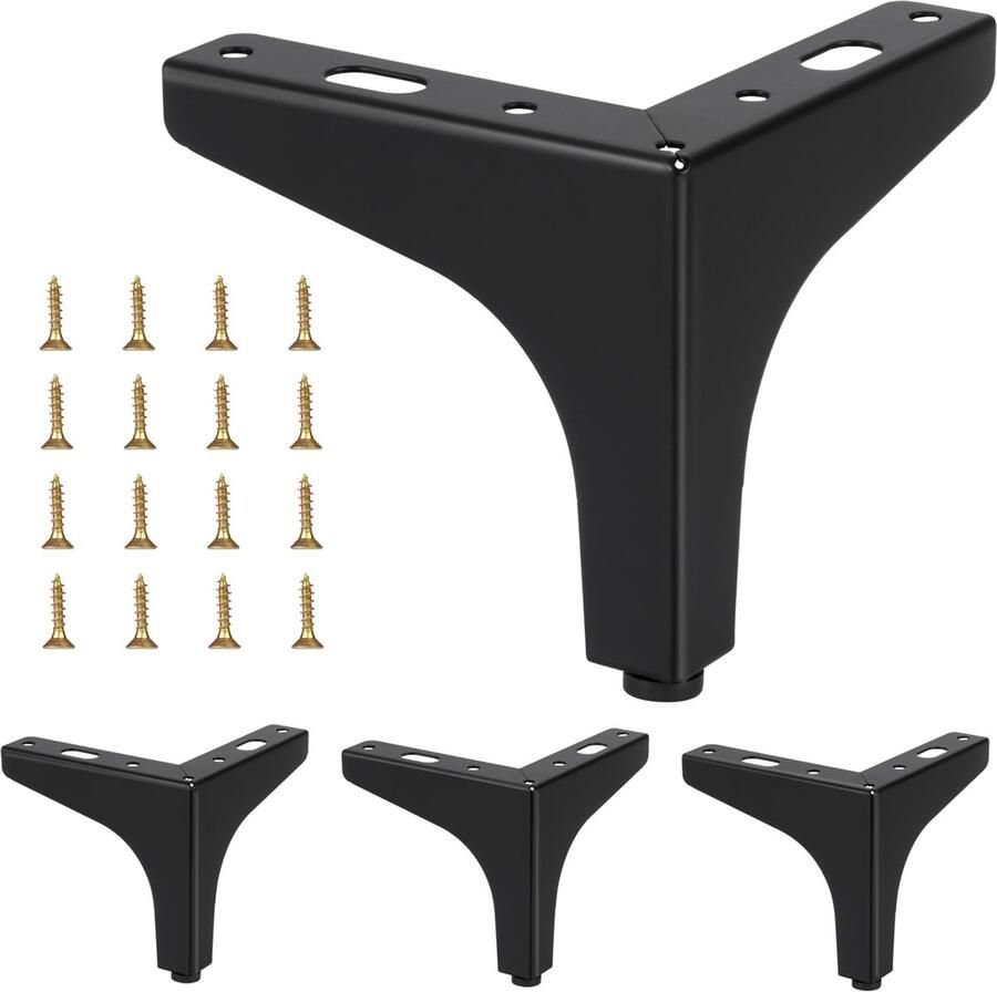 Goodivery Stijlvolle en Metalen Meubelpoten voor Toepassingen in Huis