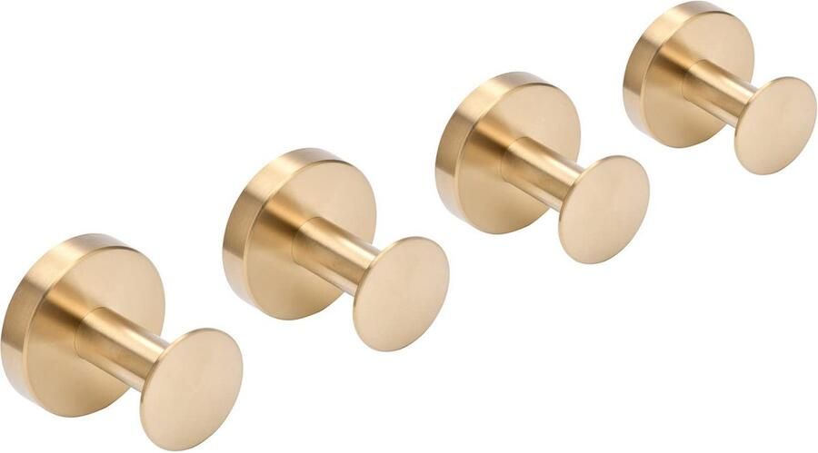 Goodivery Stijlvolle en Robuuste Wandhaken Set van 4 voor Badkamer en Keuken