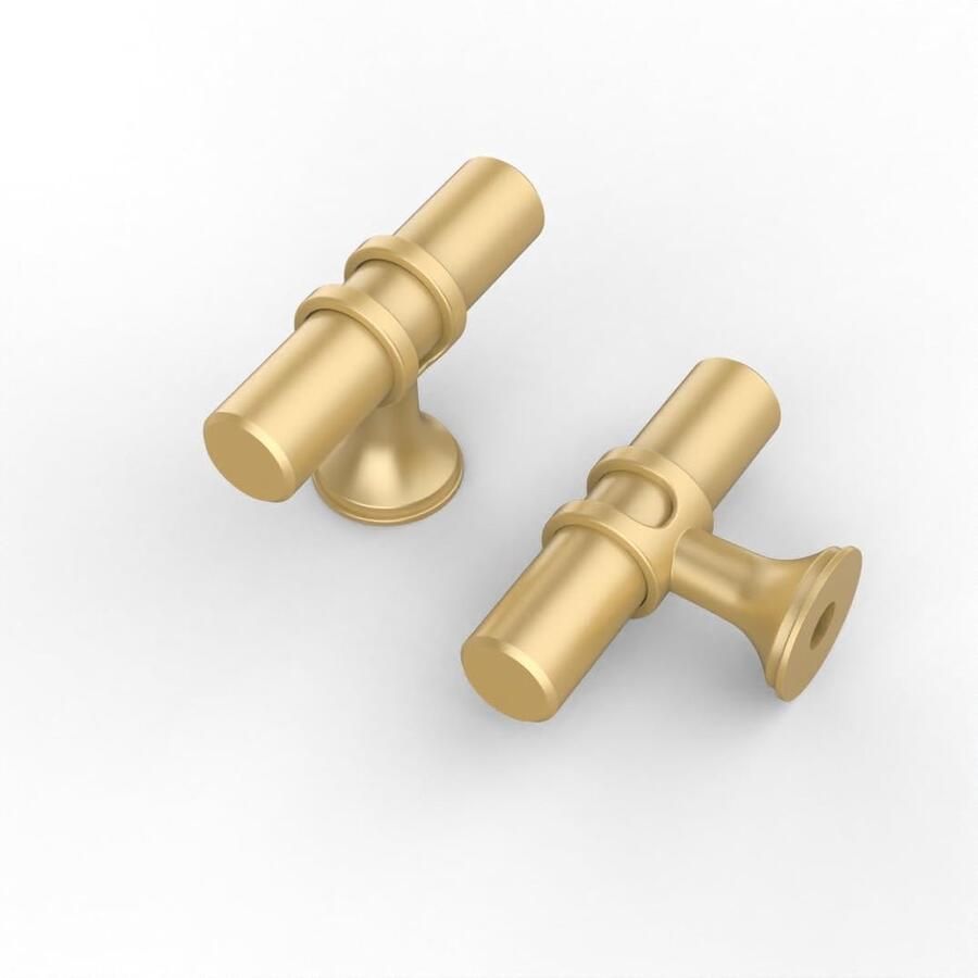 Goodivery Stijlvolle Gouden Meubelknoppen voor Kasten en Deuren Set van 10 Stuks