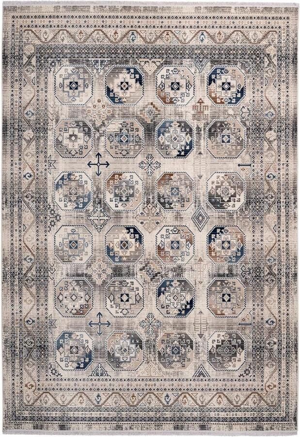 Goodivery Stijlvolle Korte Pool Oosterse Vloerkleed met Bloemenpatroon voor Woonkamer Slaapkamer Eetkamer en Kantoor Multi-Colour 200 x 290 cm