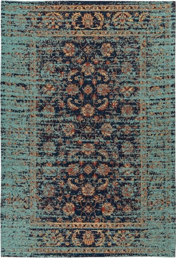 Goodivery Stijlvolle Korte Pool Vloerkleed met Geometrische Patronen voor Woonkamer Slaapkamer Kantoor Turquoise 160 x 230 cm