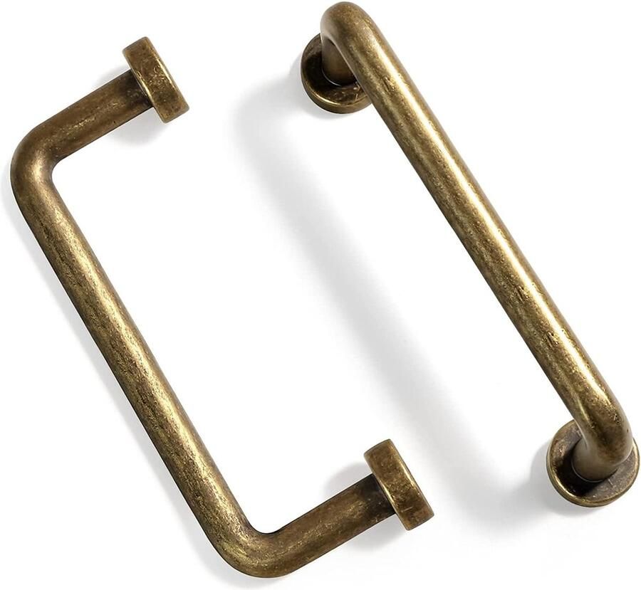 Goodivery Stijlvolle Meubelgrepen Set van 6 in Geborsteld Brons voor Kasttoepassingen