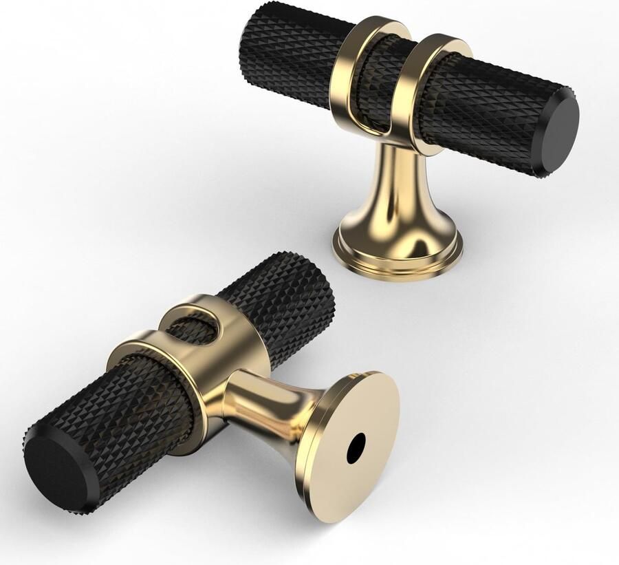 Goodivery Stijlvolle Set van 10 Zwarte Deur- en Ladegrepen voor Meubels in Huis en Kantoor