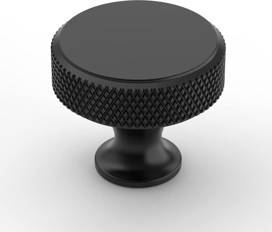 Goodivery Stijlvolle Set van 10 Zwarte Handgrepen voor Keukenkasten en Meubels met Schroeven