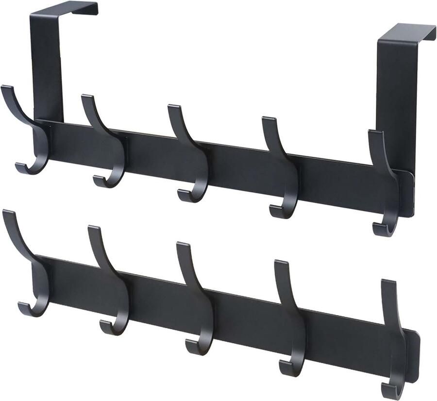 Goodivery Stijlvolle Zwarte Wandhaken voor Ruimtes met Veelzijdige Ophangmogelijkheden