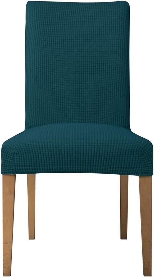 Goodivery Stoelhoezen 4 stuks elastische stoelhoezen stretchhoezen jacquard hoezen voor bruiloft feesten banket decoratie bi-elastische spanhoes (olijfgroen 4 stuks)