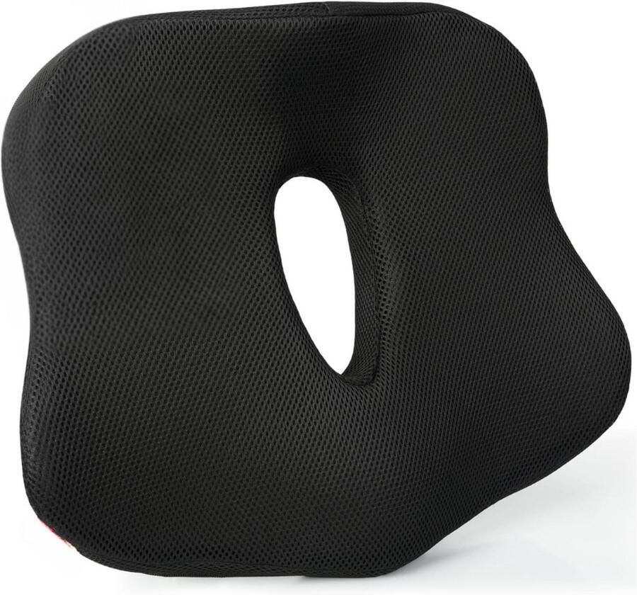 Goodivery Stuitkussen Ergonomisch Zitkussen voor Bureaustoel Rugkussen Lendensteunkussen Ergonomische Rugleuning