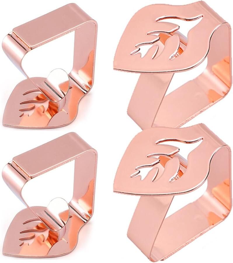 Goodivery Tafelkleed Klemmen Set van 4 voor Binnen en Buiten Gebruik