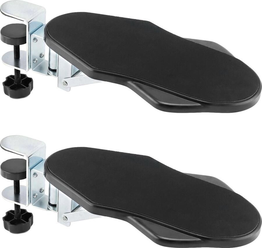 Goodivery Tafelverlenging en Polssteun met Draaibare Armleuningen voor Bureaucomfort