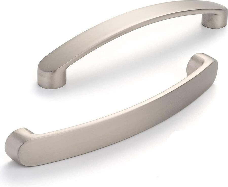 Goodivery Tijdloze Meubelgrepen Set van 6 voor Keukenkastjes en Lades in Geborsteld Staal