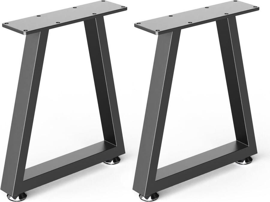 Goodivery Tijdloze Zwarte Metalen Tafelpoten voor Creatieve Meubelprojecten