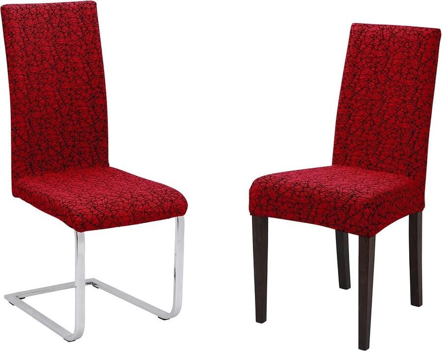 Goodivery Universele stoelhoezen bi-elastisch set van 2 stuks motief en kleur naar keuze