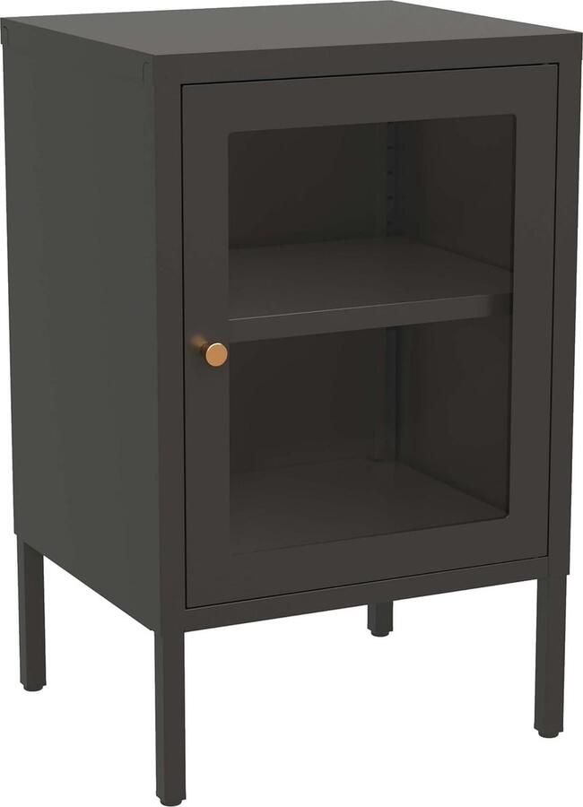 Goodivery Veelzijdig Bijzettafeltje met Verstelbare Opbergruimte en Stijlvol Ontwerp voor Elke Kamer 60 x 40 x 35 cm