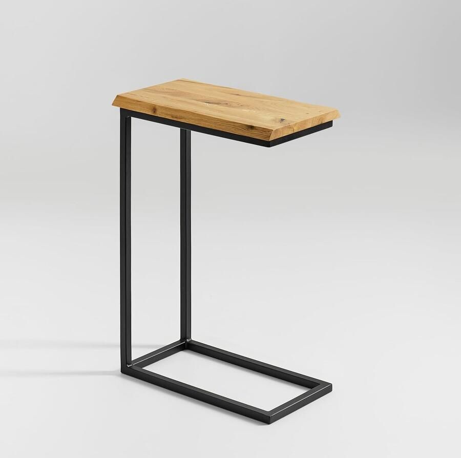 Goodivery Veelzijdige Bijzettafel met Uniek Design en Stabiel Ijzeren Frame