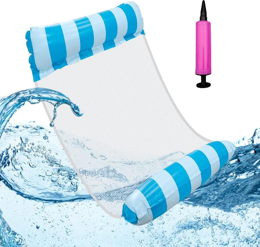 Goodivery Veelzijdige Opblaasbare Waterhangmat voor Zwembadplezier en Ontspanning