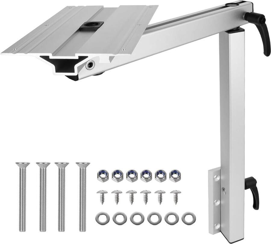 Goodivery Verstelbare en Draaibare Tafelpoten voor Caravans en Jachten Eenvoudig te Monteren en Ruimtebesparend
