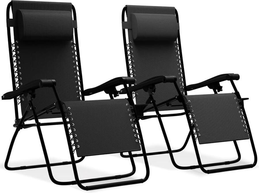 Goodivery Verstelbare en Opvouwbare Tuinstoel met Weerbestendige Ligfunctie voor Ultiem Comfort