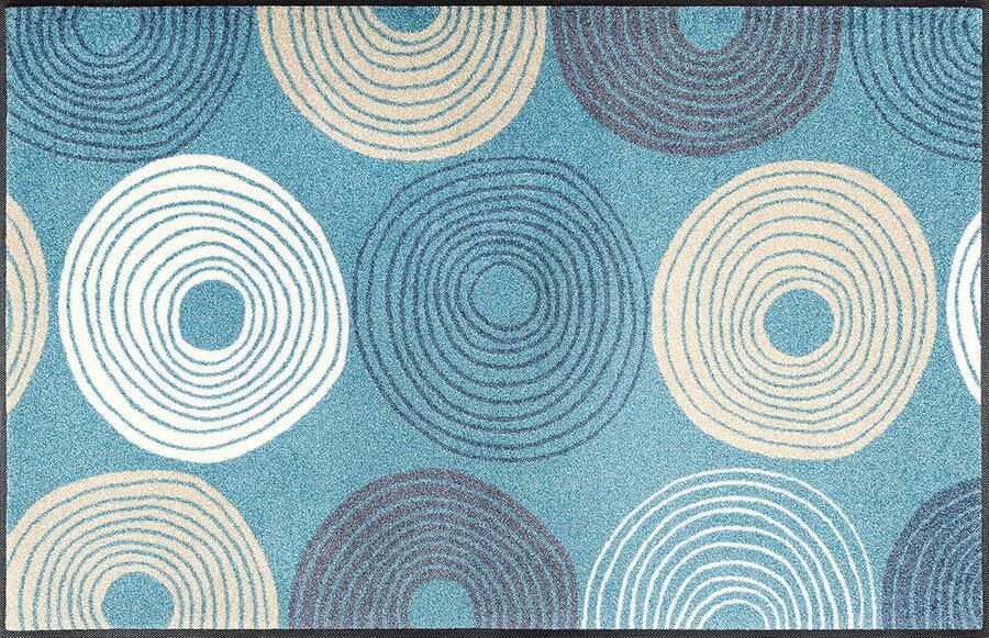 Goodivery Wasbare Binnen- en Buitendeurmat met Cycloonthema 75x120 cm