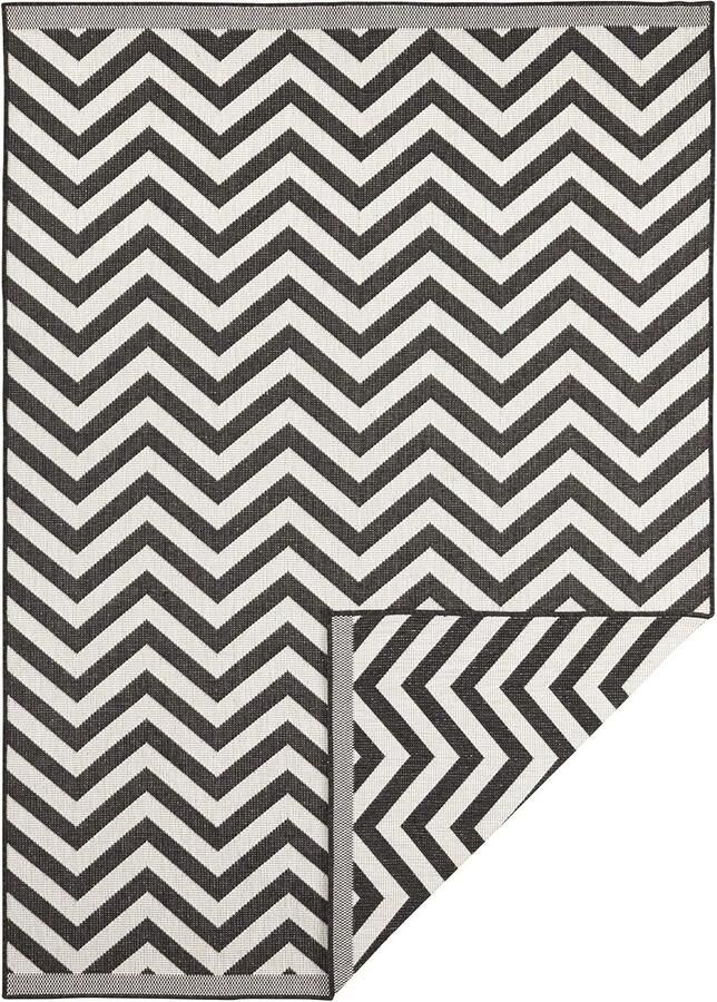 Goodivery Weerbestendige Binnen- en Buitenkleed met Modern Zick-Zack Ontwerp voor Ruimtes