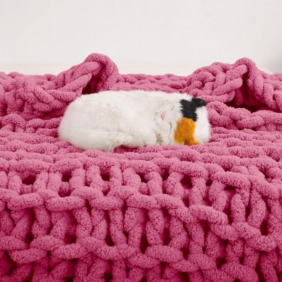 Goodivery Zachte Handgebreide Deken voor Bank Bed en Stoel in Luxe Stijl