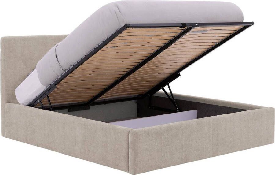 Goossens Bedframe Mysen Incl. Lattenbodems + Opbergruimte lattenbodem 200 x 200 cm - Foto 1