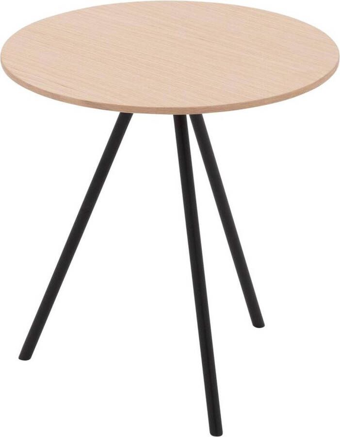 Goossens Bo Salontafel Hout 40 x 42 x 40 cm Rond