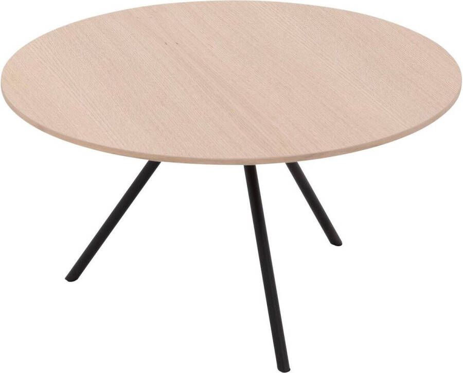 Goossens Bo Salontafel Hout 60 x 36 x 60 cm Rond