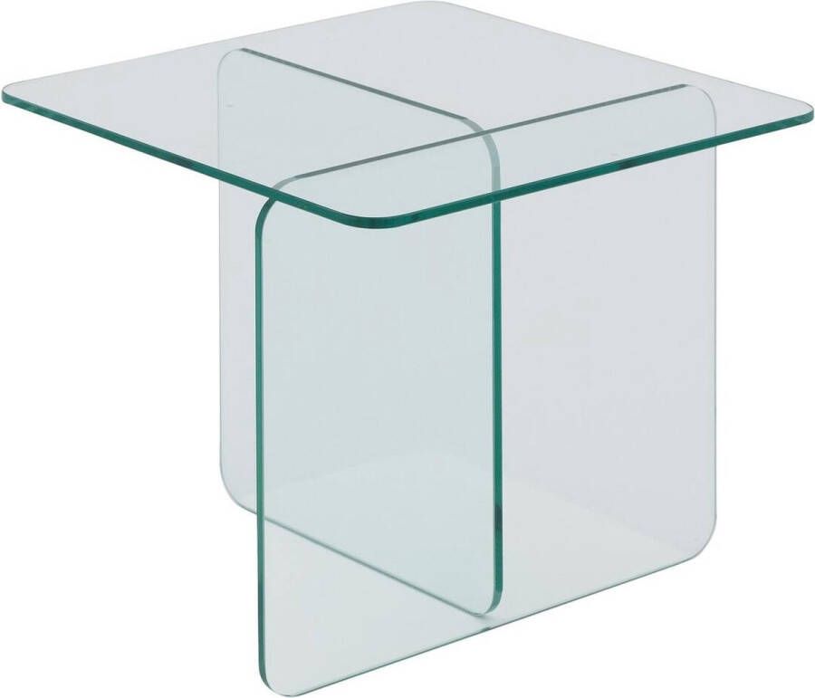 Goossens Davey Salontafel Glas 50 x 46 x 50 cm Vierkant