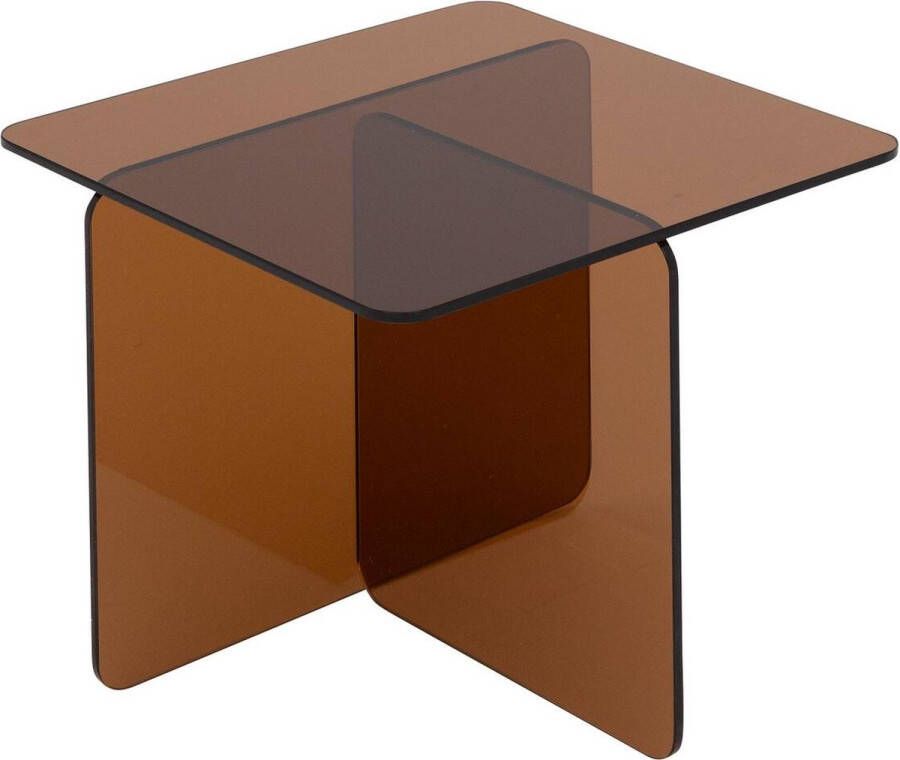 Goossens Davey Salontafel Glas 50 x 46 x 50 cm Vierkant